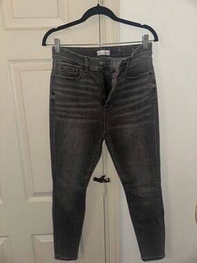 Loft Women's High-Rise Grey Skinny Jeans